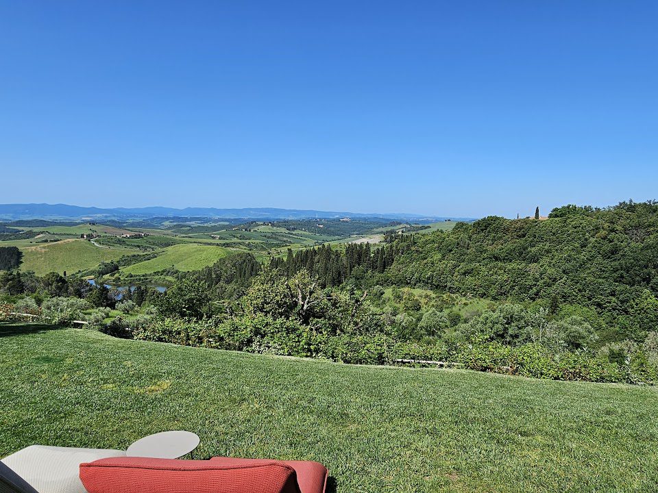 Tuscany view from Castelfalfi